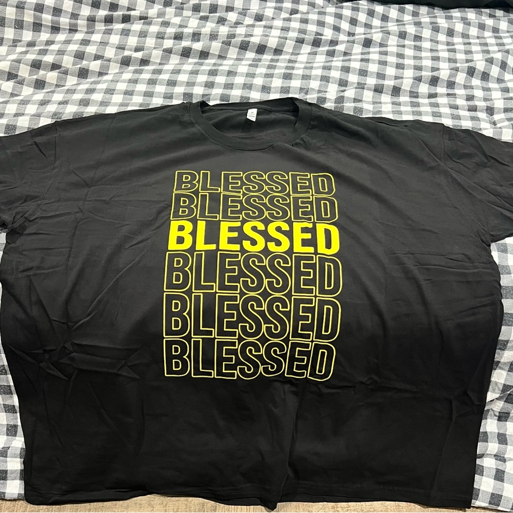 Blessed Black and Yellow Long Sleeve Tee